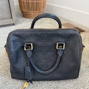 Louis Vuitton Soft Speedy 25 Dark Blue